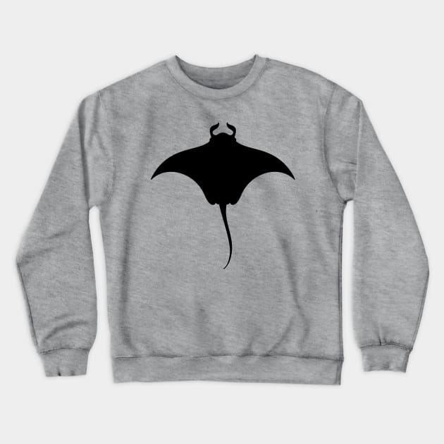 manta ray Crewneck Sweatshirt by small alley co